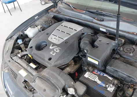 2007 Hyundai Sonata Limited/Se V6 from USA, damaged, VIN 5NPEU46F87H243520